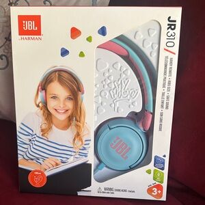 JBL JR310 Kids Headphones - Light Blue and Pink